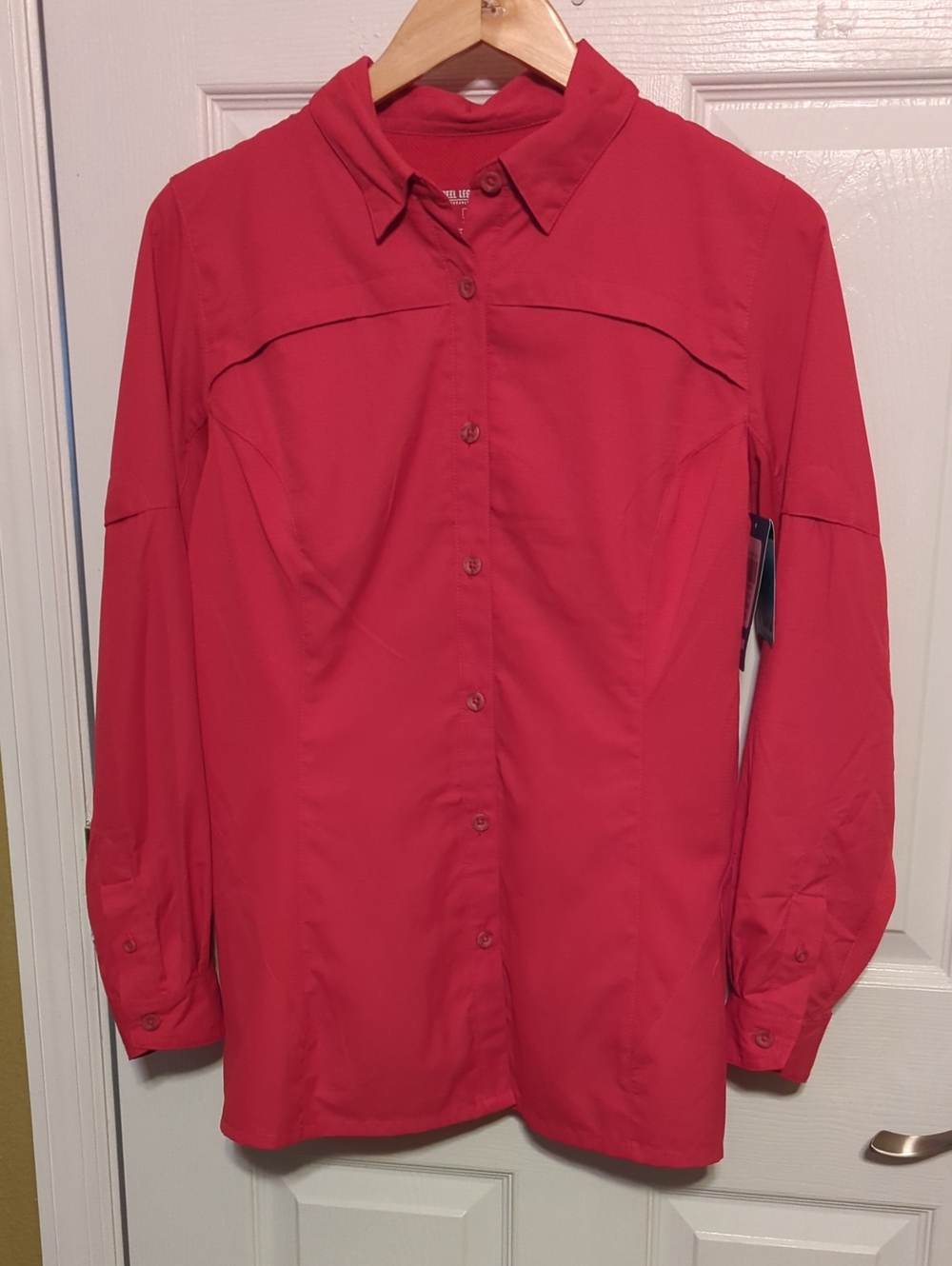 Reel Legends Bright Rose Button-Down Shirt
